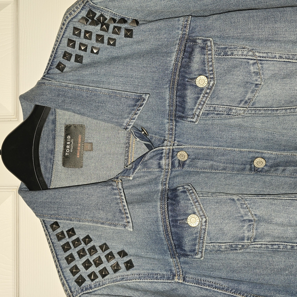 Studded Denim Jacket - Picture 3 of 6